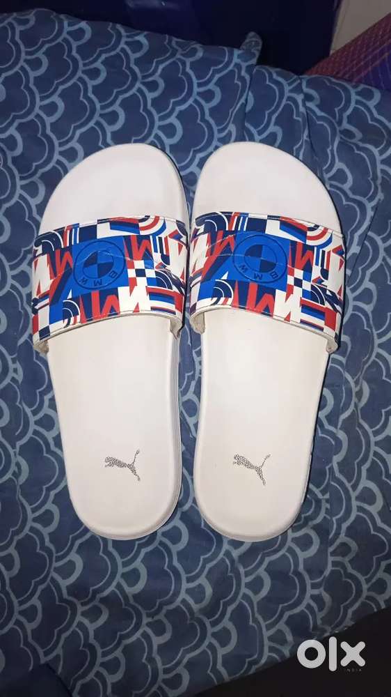 Puma x BMW Slides - White - Excellent Condition