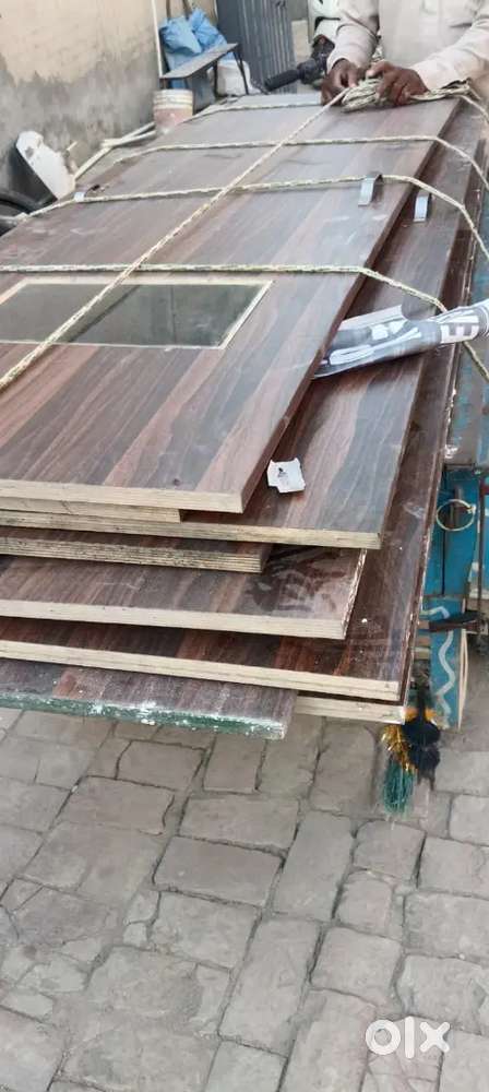 8 wooden doors