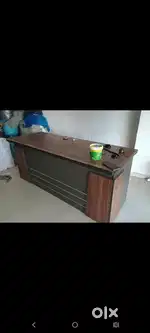 Wooden table counter