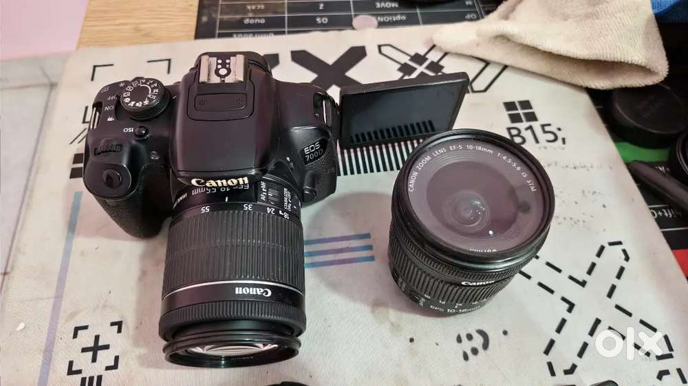 Canon 700D with 18-55mm & 10-18mm Dual Lens in Genuine condition