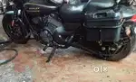 Harley davidson street750 customised for long tour