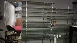 Text glass shelf and tables