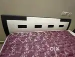 King Size Bed with Side Table and Mattress