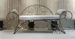 Wedding decor iron sofa