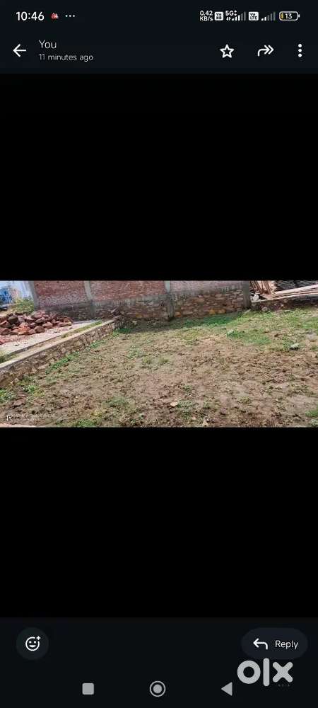 Plot size-800sqf, 25*32, corner plot