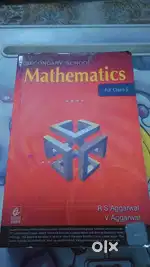 RS agarwal mathematics book class 9 hurry up and purchased quickly.