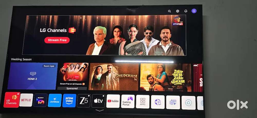 Lg led 120 inch with touch remote control