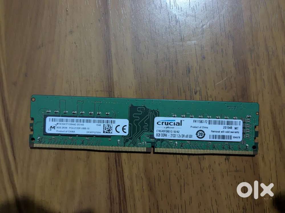Crucial by Micron, 8GB DDR4 RAM