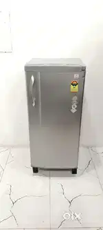 Godrej 5star 195lts sliver colour single door refrigerator with warty