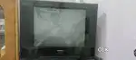 Videocon Led shape tv with glass troli
