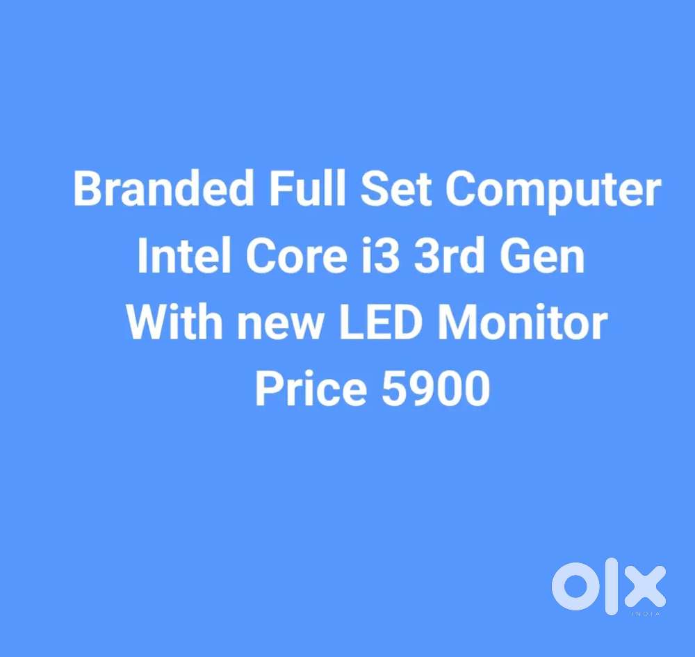 Intel Core i3 3 rd Gen Full Set Computer 5900