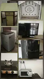 TV, Fridge, Microwave, Gastop, Dining table, Mandir