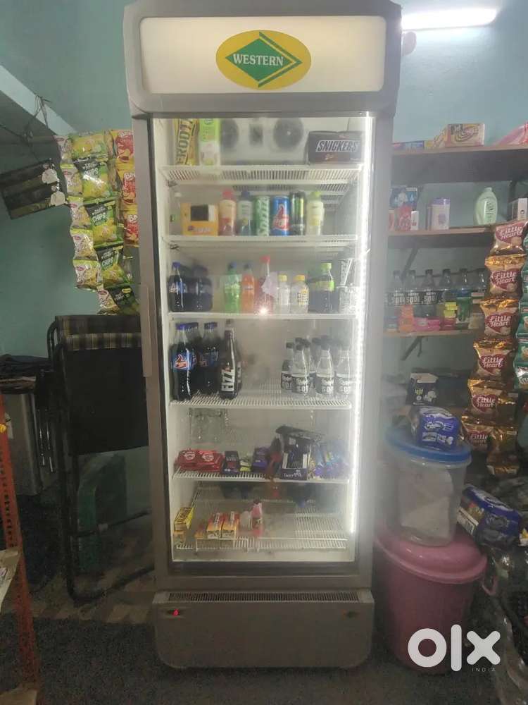 Western commercial glass fridge