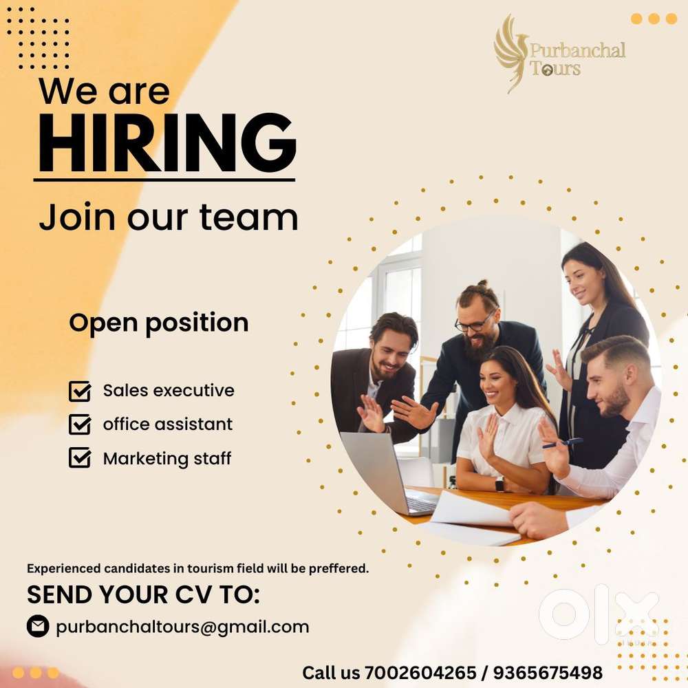 Purbanchal tours is hiring!!