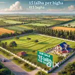 Plotted farmland available for sale near Amtala more