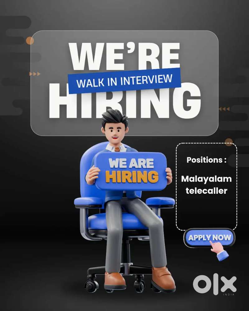 We are hiring malayalam female telecaller in udhiyankulangara