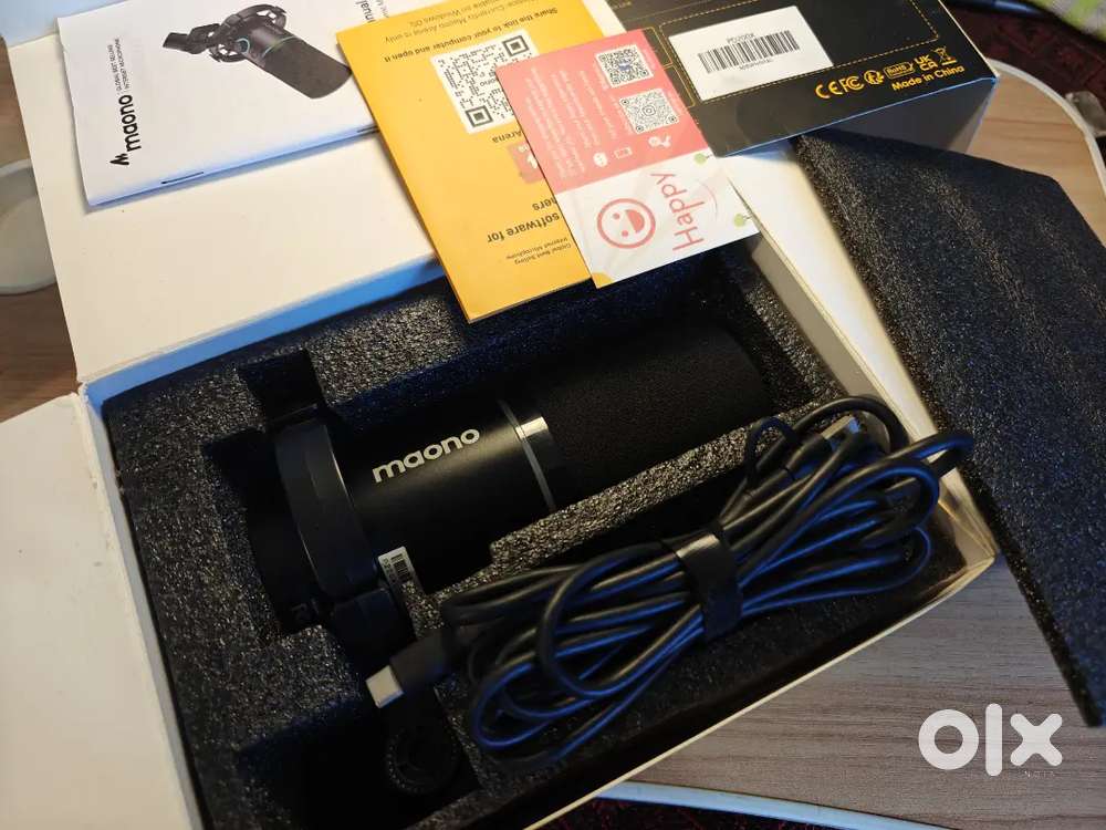 Maono PD200X (Black)–Premium Condenser Mic  Great Sound  Almost New