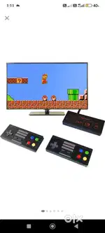 Game box with 2 wi fi remote with  Av to HDMI converter