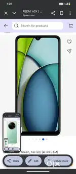 3+3gb ram and 64gb rom and side finger 2 camera with one flash
