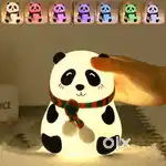 PANDA silicon night lamp soft and smooth just tap and change ta colour