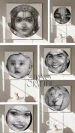Handmade Custom String Art Portraits – Personalized Wall Decor