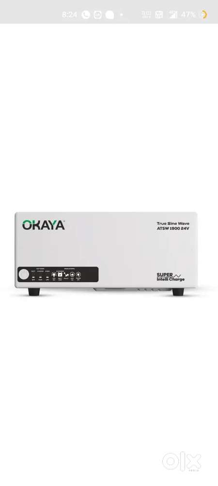 Okaya inverter ATSW 1900 24v Brand new