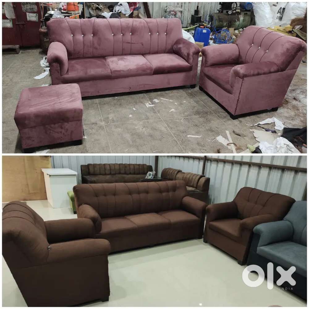 Premium steff design fabric sofa set