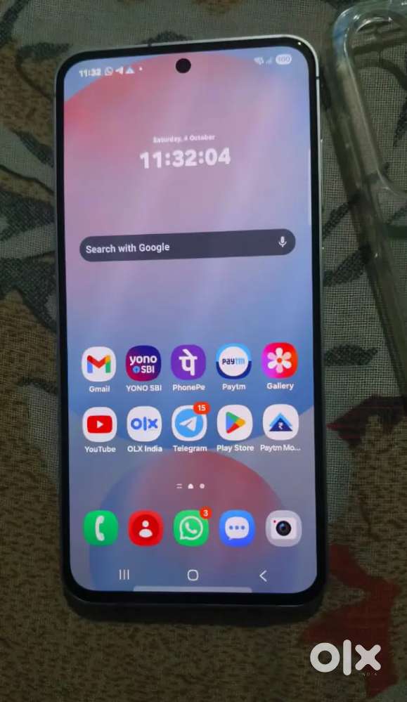 Samsung s24fe 5g 8gb 256gb only 25 days old bill box charger sab hai