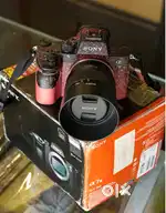 Sony A7 Mark 3 with 50mm 1.8F lens. 30 days Checking warranty.