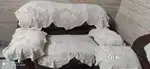 Pu leather 7 seater sofa set