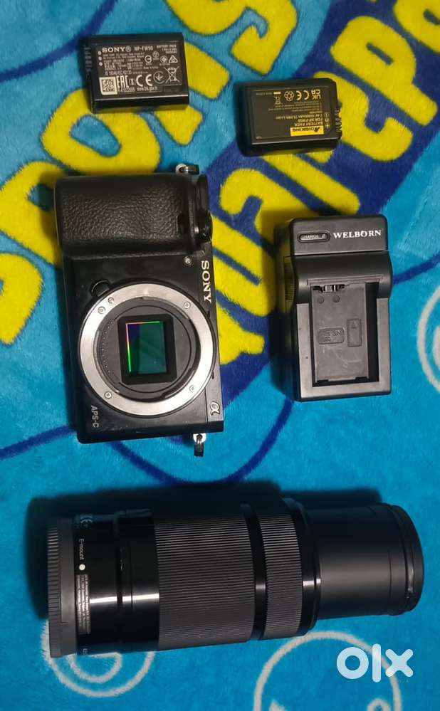 Sony alpha 6000 with 55-210mm lenses