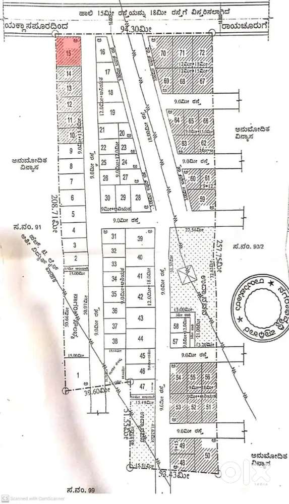 North East corner site(49*52)