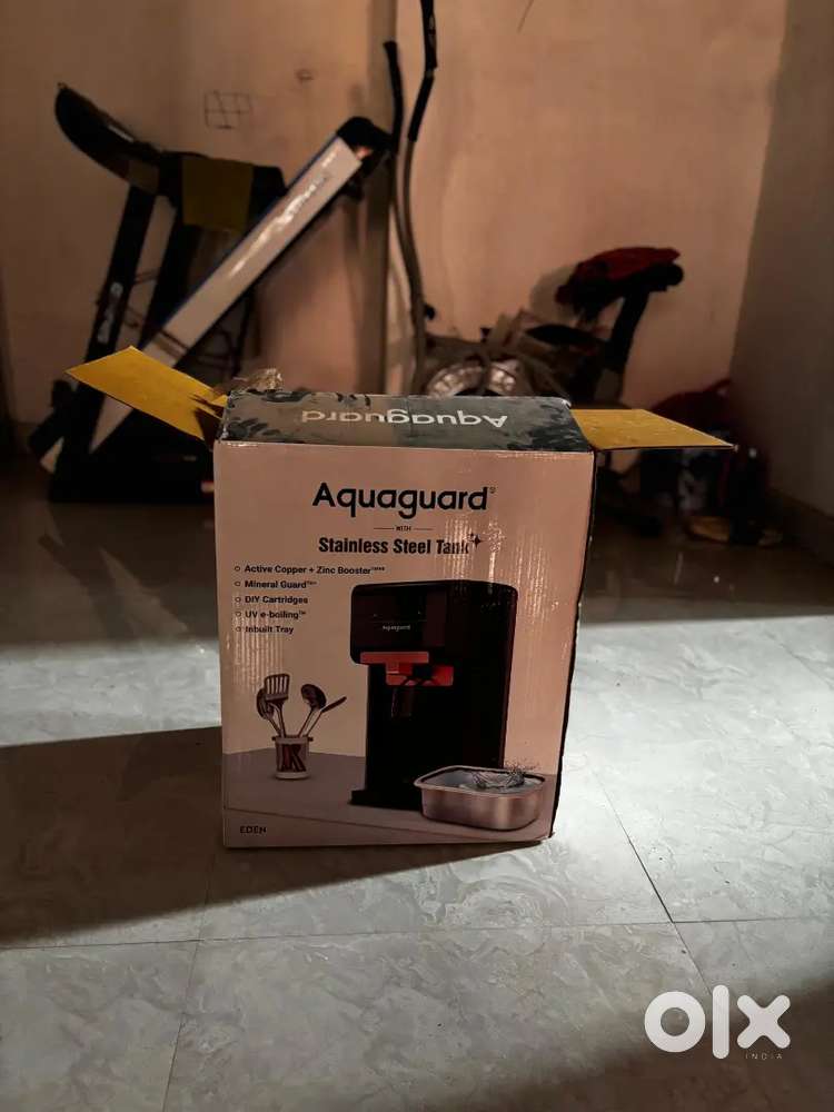 Aquaguard Eden Stainless steel tank (Active copper+ Zinc Booster,)