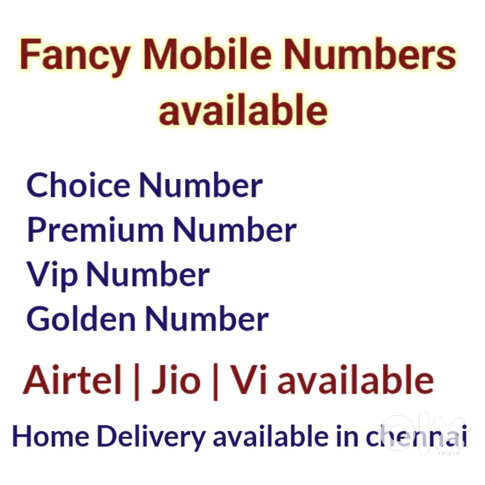 MOBILE FANCY NUMBERS AIRTEL, JIO, VI