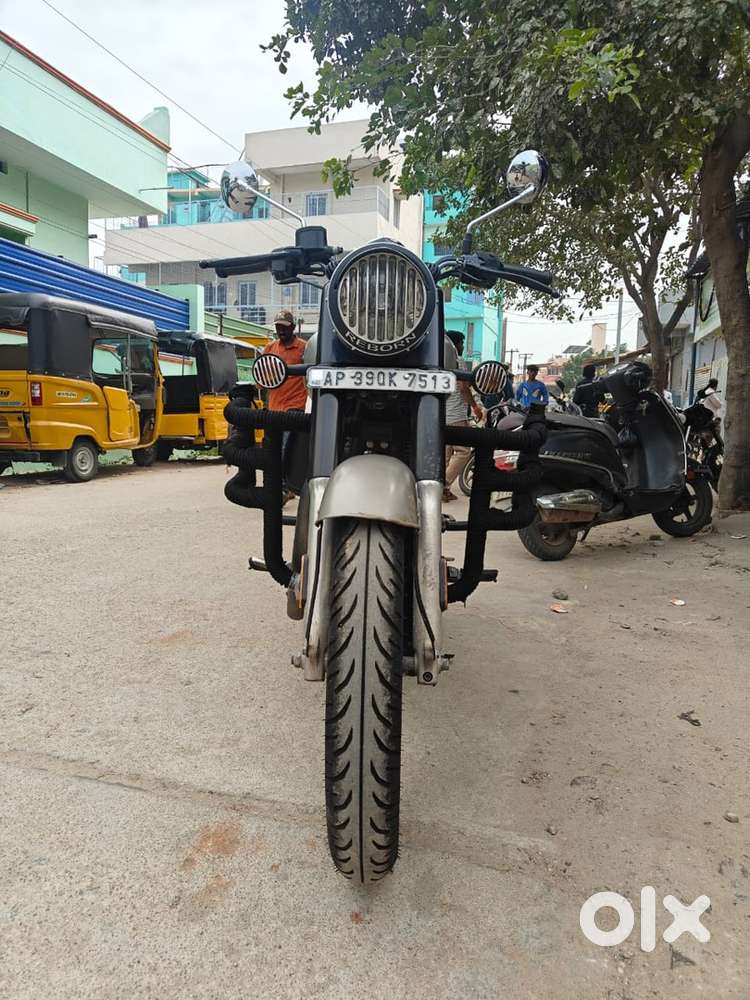 Royal Enfield ready to race well mainted bike