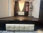 Sagwan Wood Designer Bed + 8inch Mattress.