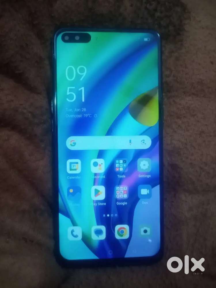 4G Oppo f17 pro 8gb 128gb folder change glass break finger not working