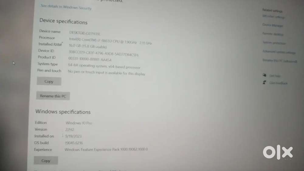 Hp laptop for sale