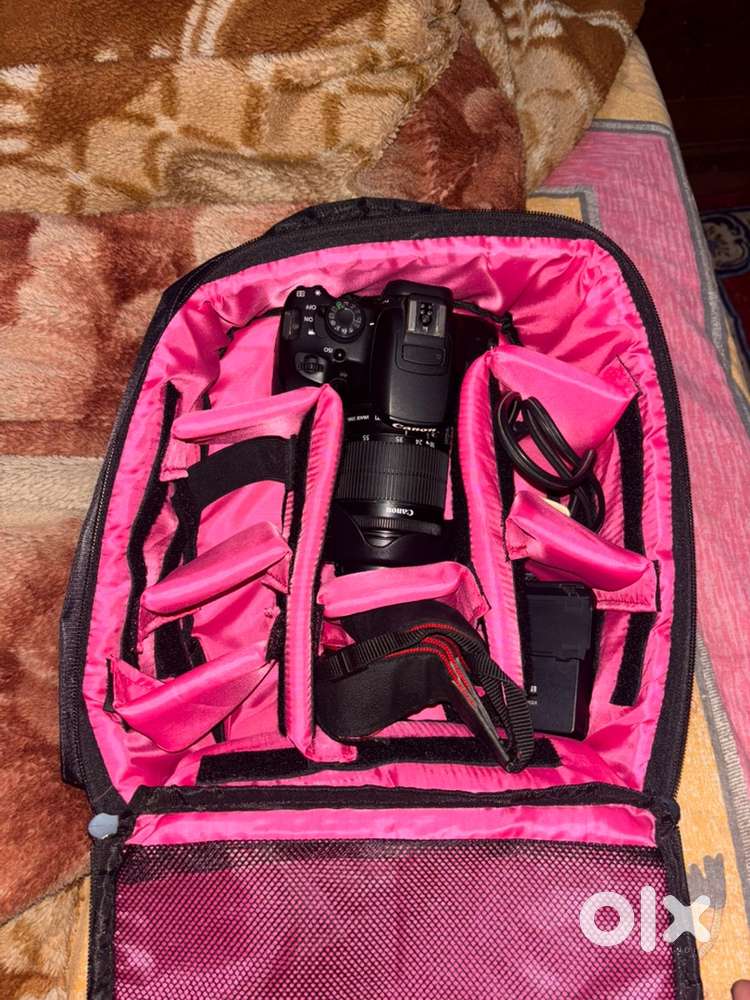 Camera DSLR canont5i 18-55 lens bag , 2battery charger