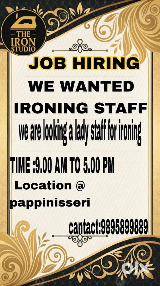 IRONING STAFF