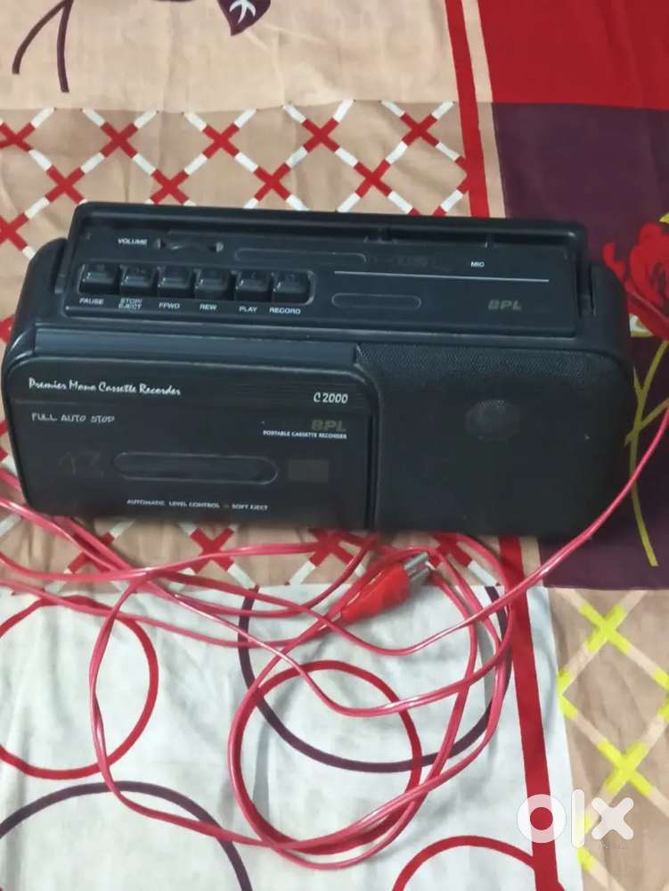 A Tape Recorder with 22 cassettes for sale