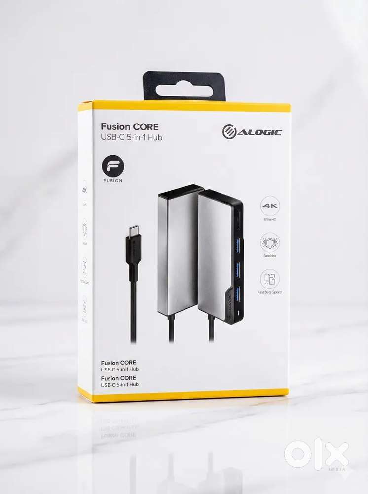 Fusion Core 5-in-1 USB-C Hub - Space Grey