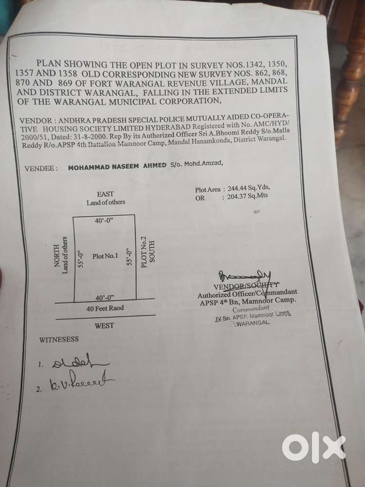 Land for sale
