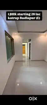 1bhk flat is available at near station badlapur east