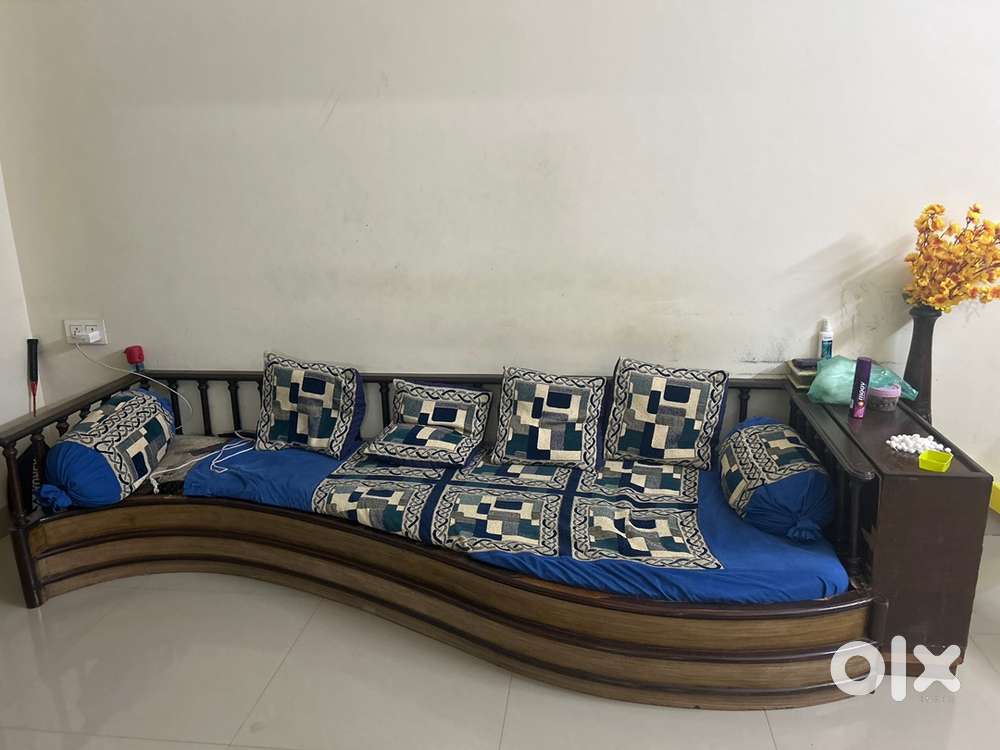 Pure Teak Wood Bhartiya Baithak For Sale.