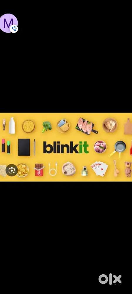 Hiring for varanasi blinkit delivery boy job