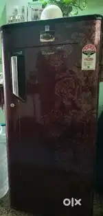 Whirlpool refrigerator maroon colour + 1Gas oven with toughened glass.