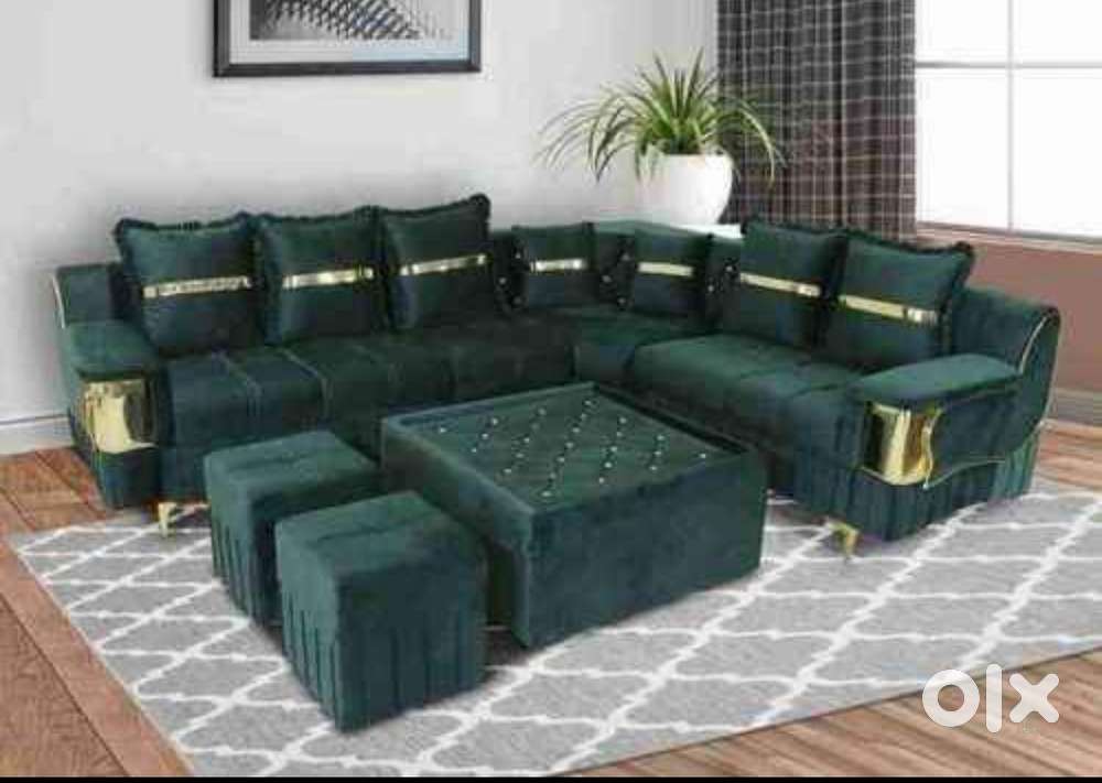 Mega discount buy new sofa 8499, L size sofa 13990/-