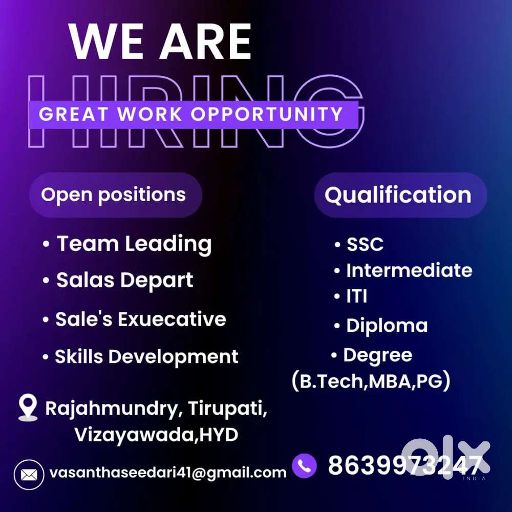 Work opportunity