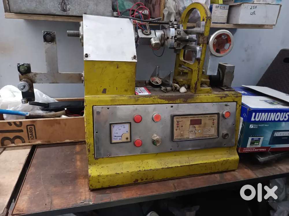 Celing fan rewinding machine ok condition